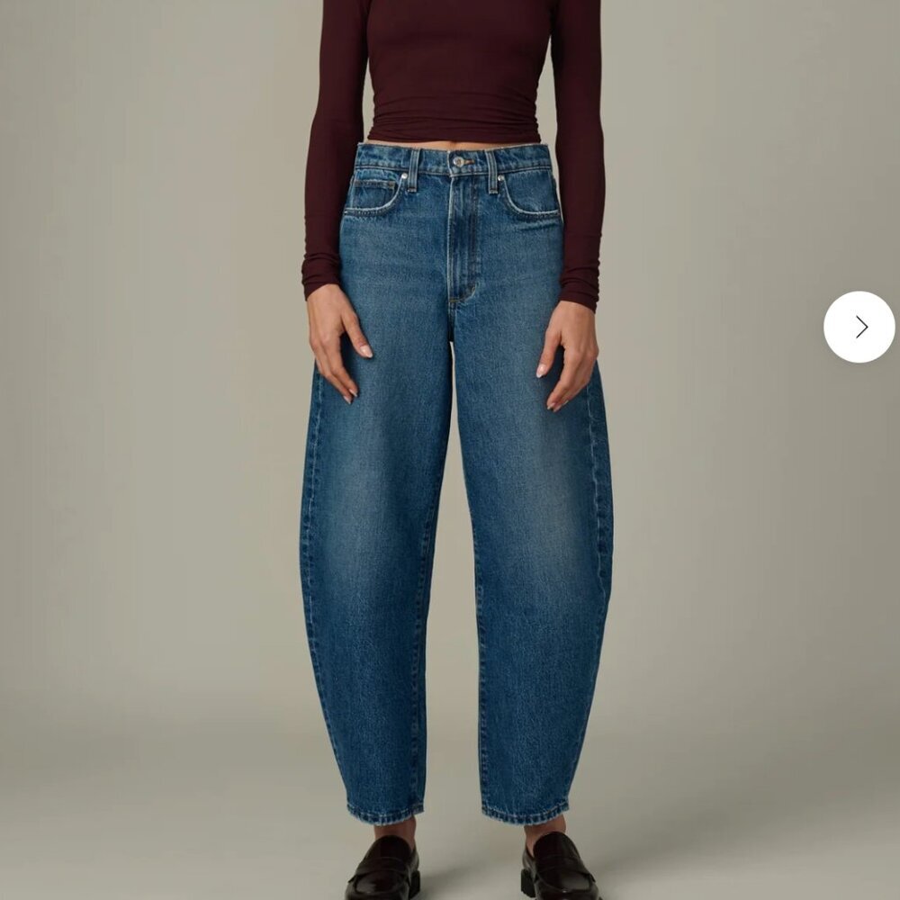 NWT JOE'S THE BILLIE TAPERED BARREL Leg Jeans 29" in Ephemeral Blue Sz 26 $248 - Picture 2 of 10